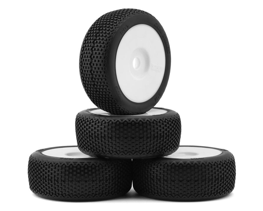 TZO Tires 601 1/8 Buggy Non-Glued Tire Set (White) (4) (Super Soft)