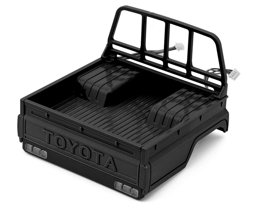 UDI RC UCX18 Pro Toyota Land Cruiser 1/18 Pre-Painted Truck Bed (Black)