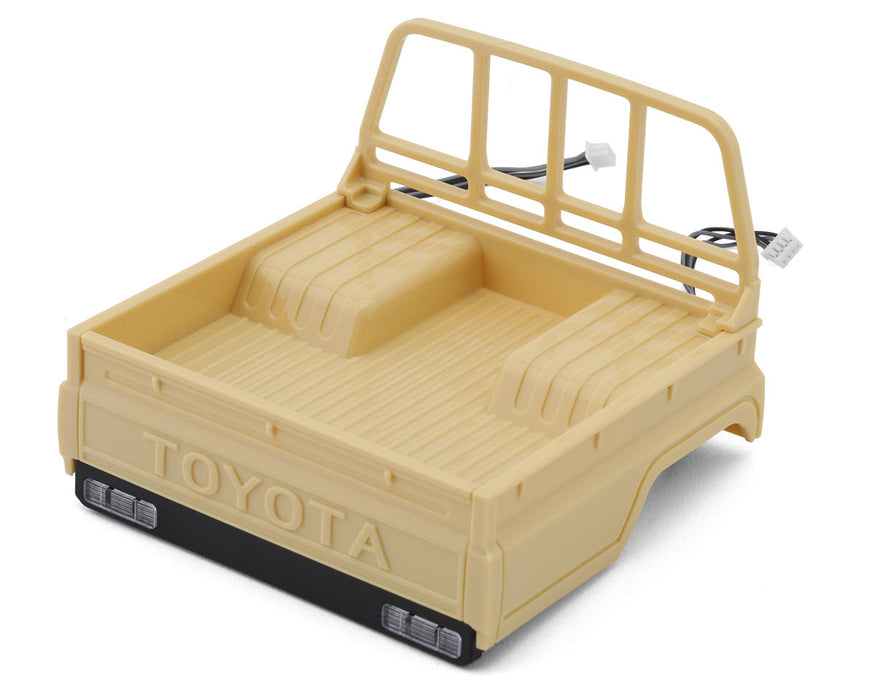 UDI RC UCX18 Pro Toyota Land Cruiser 1/18 Pre-Painted Truck Bed (Tan)