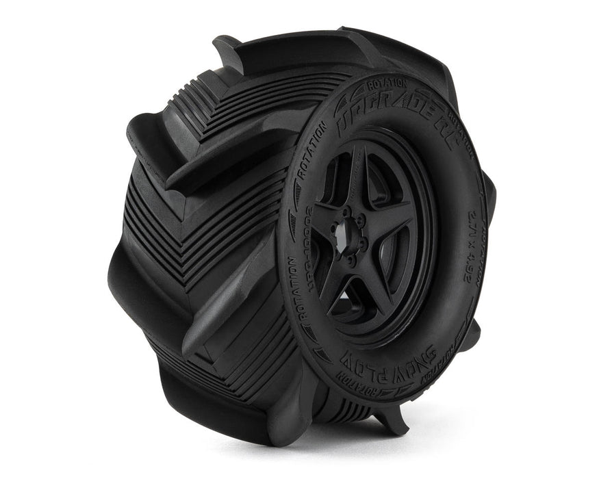 UpGrade RC Snow Plow 2.8" Pre-Mounted Sand/Snow Display Tire (1)