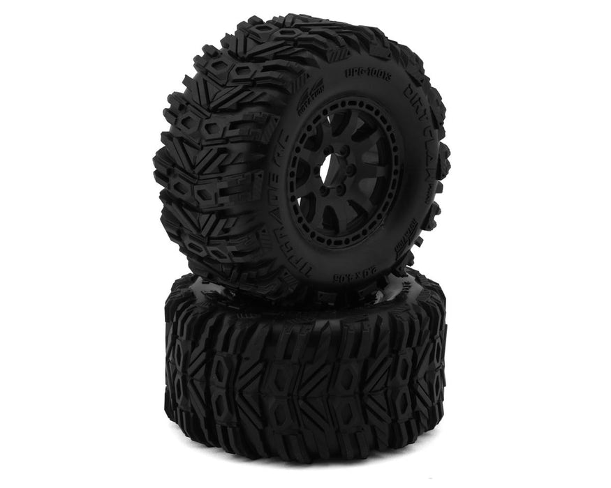 UpGrade RC Dirt Claw 2.2" Pre-Mounted BELTED Tires for Mini Maxx®/XRT® &