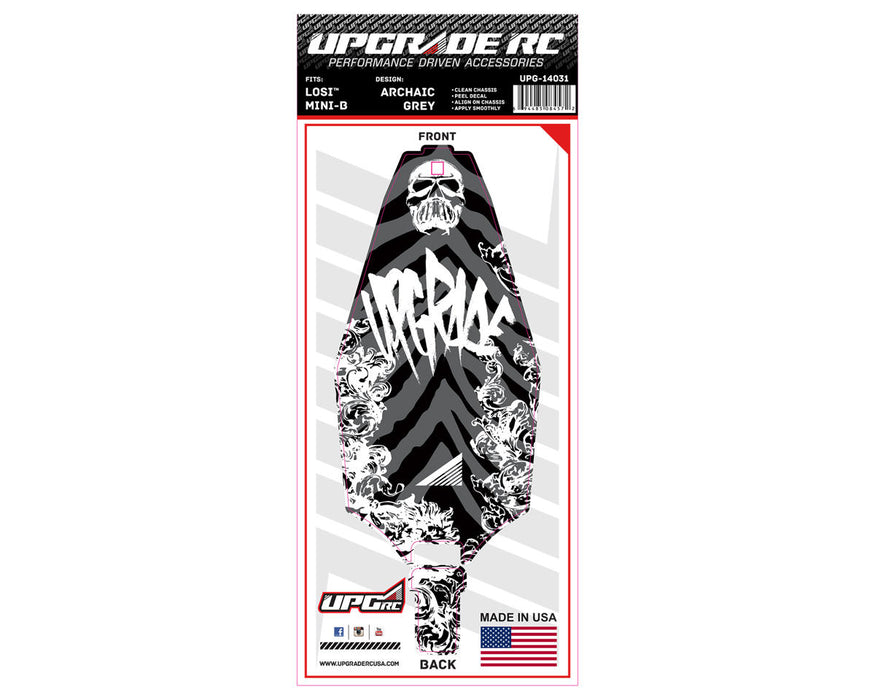 UpGrade RC Chassis Protector for Losi® Mini-B™ (Archaic Grey) (1)