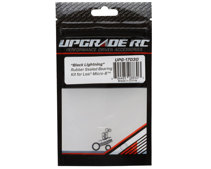 UpGrade RC "Black Lightning" Rubber Sealed Bearing Kit for Losi® Micro-B™ &