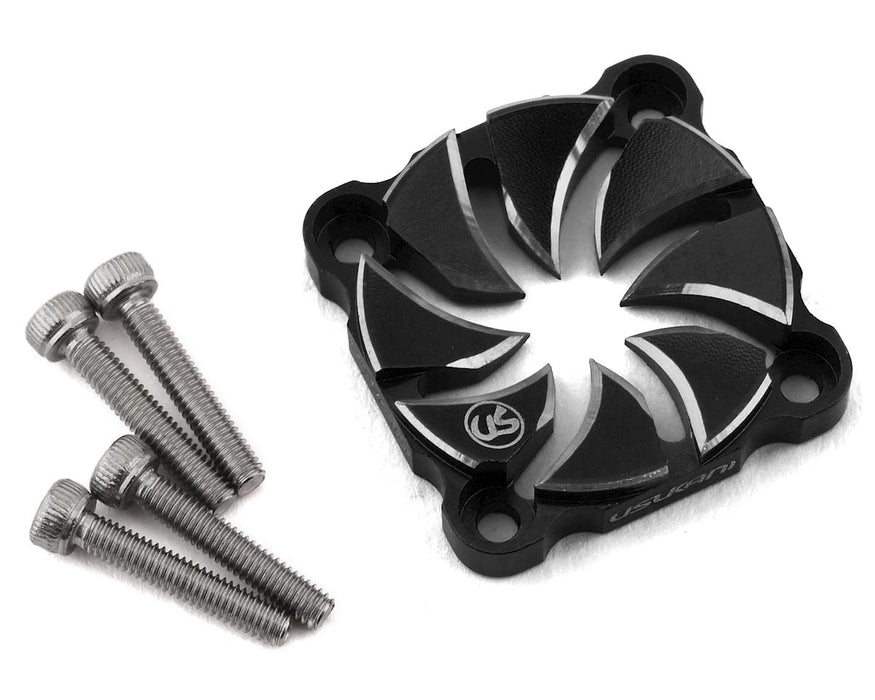 Usukani Aluminum Dissilient Fan Cover (Black) (25mm)