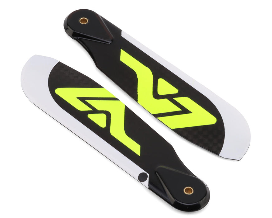 Venture Blades 96mm Premium Carbon Fiber Tail Blades (Yellow) (2)