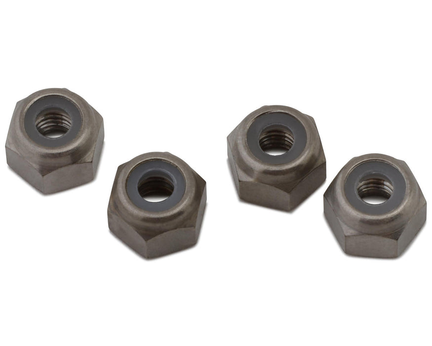 Vanquish Products Titanium 3mm Nylon lock Nuts (4)