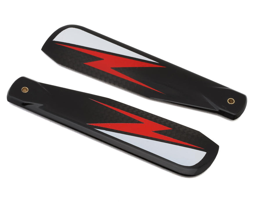 Vulcan Rotors 110mm Carbon Fiber Tail Blade Set (Red)