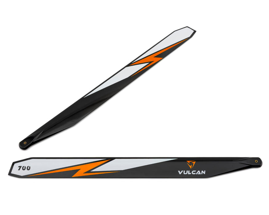 Vulcan Rotors 700mm Carbon Fiber Main Blade Combo Set (Orange)