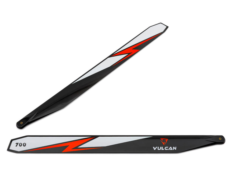 Vulcan Rotors 700mm Carbon Fiber Main Blade Combo Set (Red)
