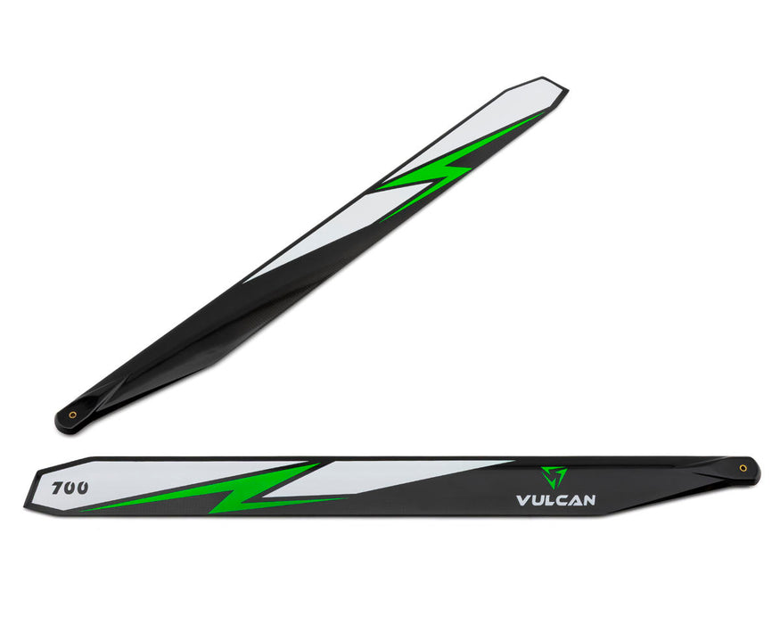 Vulcan Rotors 700mm Carbon Fiber Main Blade Combo Set (Green)