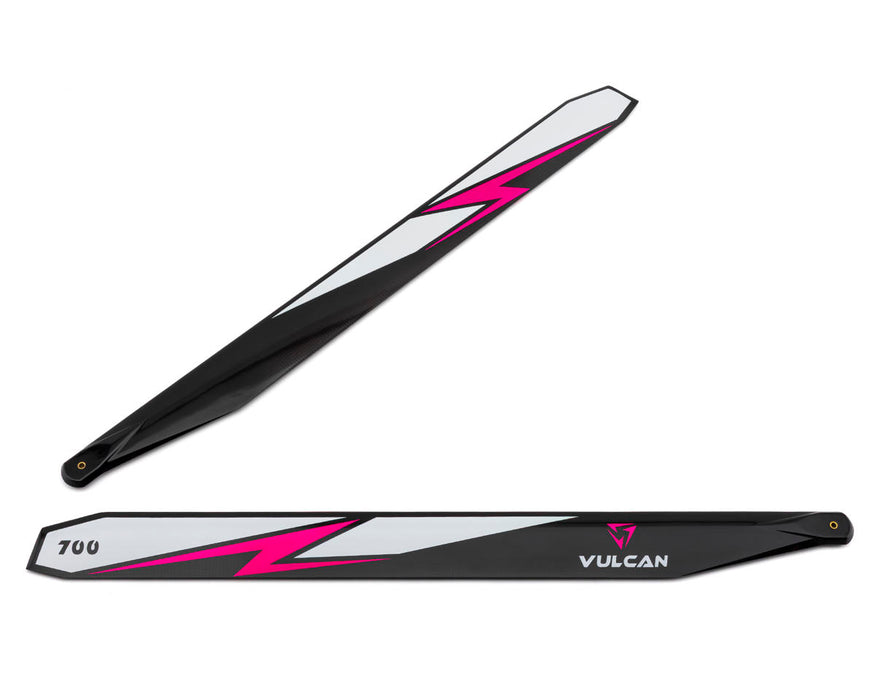 Vulcan Rotors 700mm Carbon Fiber Main Blade Combo Set (Pink)