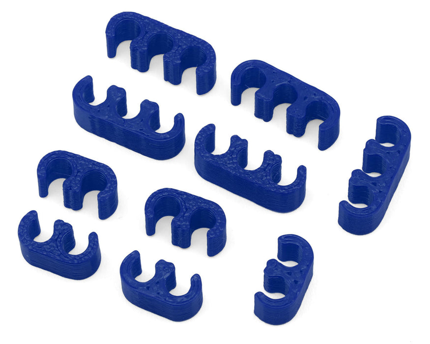 Webster Mods Wires & Cables Organizer Clips (Blue) (13AWG)
