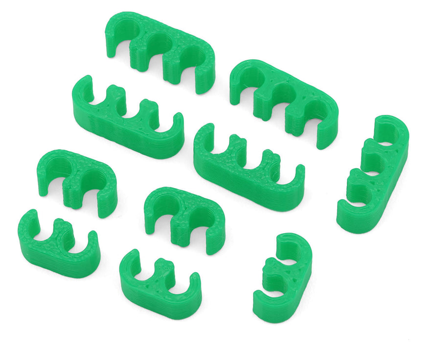Webster Mods Wires & Cables Organizer Clips (Green) (13AWG)