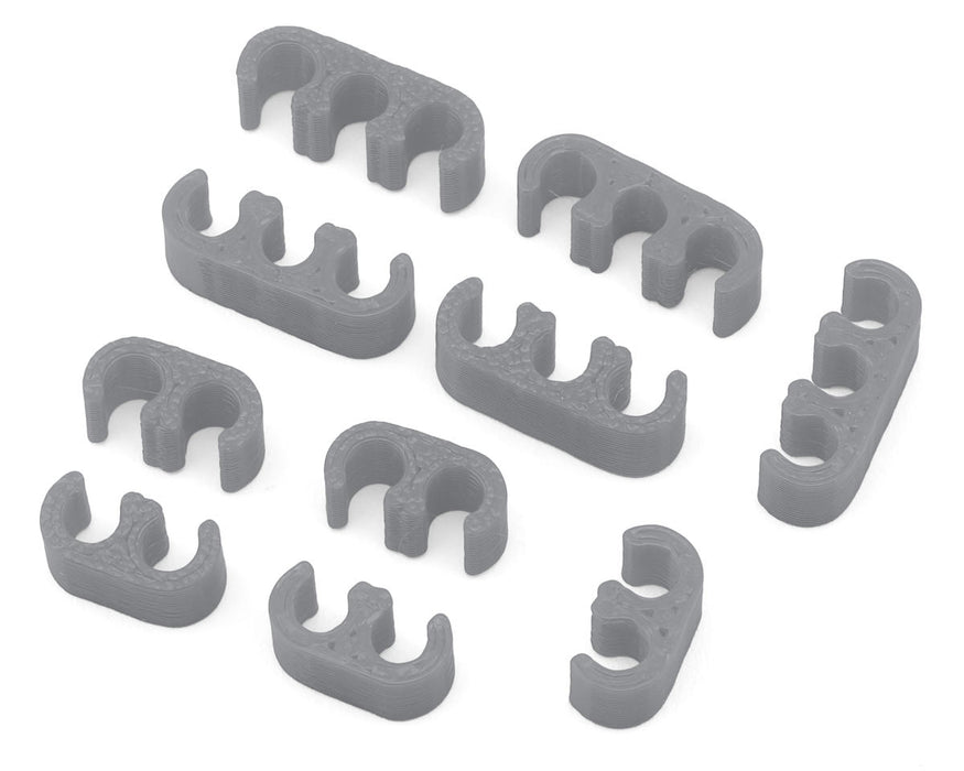 Webster Mods Wires & Cables Organizer Clips (Grey) (13AWG)