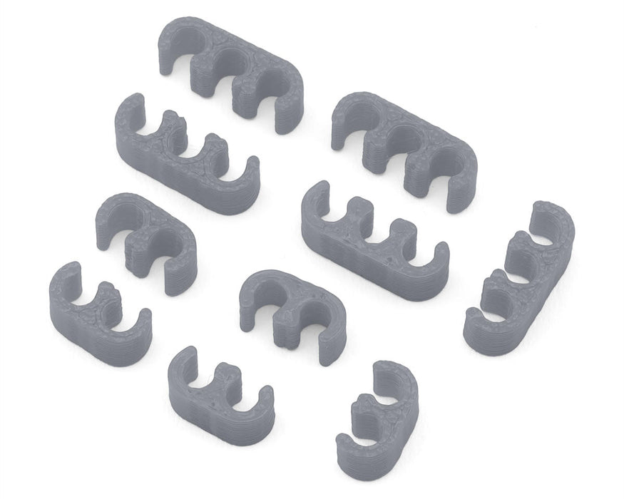 Webster Mods Wires & Cables Organizer Clips (Grey) (14AWG)