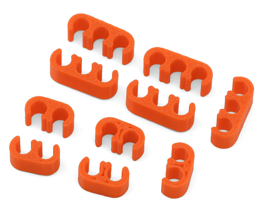 Webster Mods Wires & Cables Organizer Clips (Orange) (12AWG)