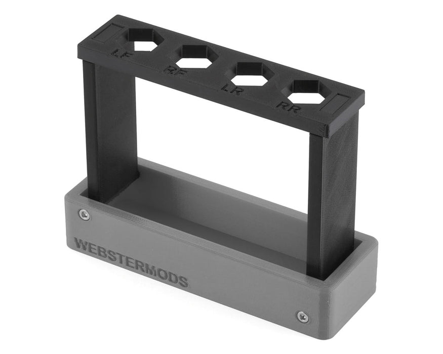 Webster Mods 1/10 & 1/8 Compact Folding Shock Stand (Grey)