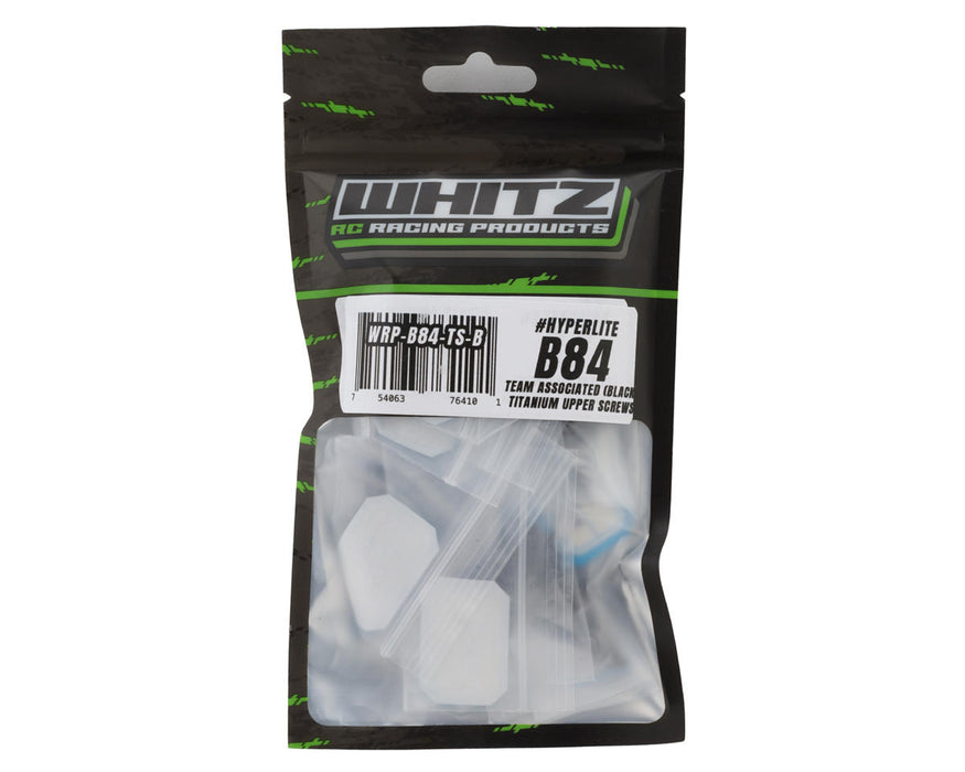 Whitz Racing Products Team Associated B84 HyperLite Titanium Upper Screws Kit