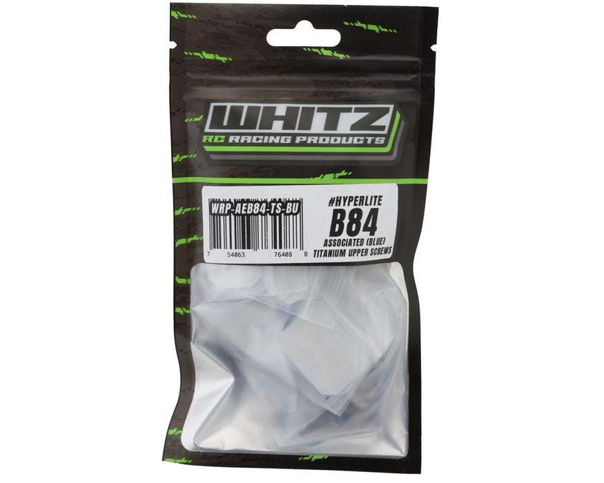Whitz Racing Products Team Associated B84 HyperLite Titanium Upper Screws Kit