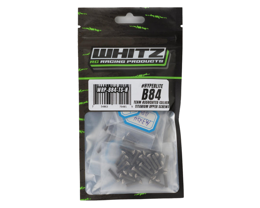 Whitz Racing Products Team Associated B84 HyperLite Titanium Upper Screws Kit