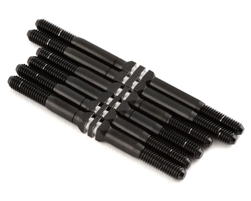 Whitz Racing Products HyperMax Rocket 4 3.5mm Titanium Turnbuckle Kit (Black)
