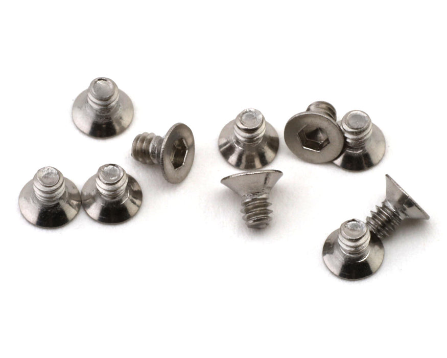XBility RC 1.6x2mm Steel Flat Head Screws (10)