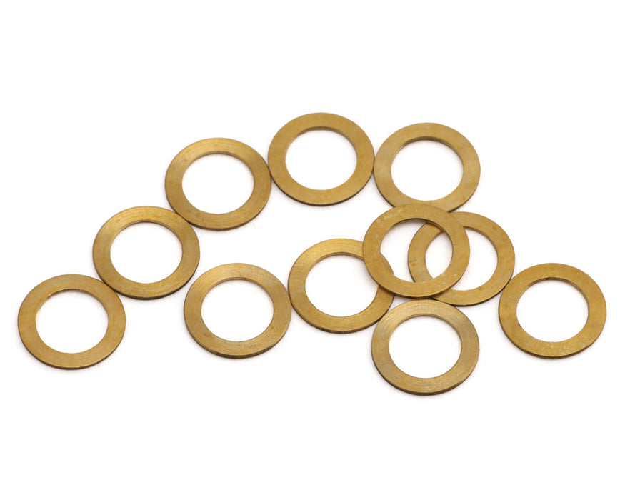 eXcelerate 1/8" Shaft Brass Shims (Gold) (10) (0.10mm)