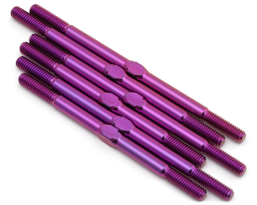 eXcelerate Team Associated RC10T6.4 Titanium Turnbuckle Kit (Purple)