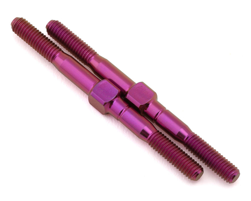 eXcelerate 3mm Titanium Turnbuckles (Purple) (2) (40mm)
