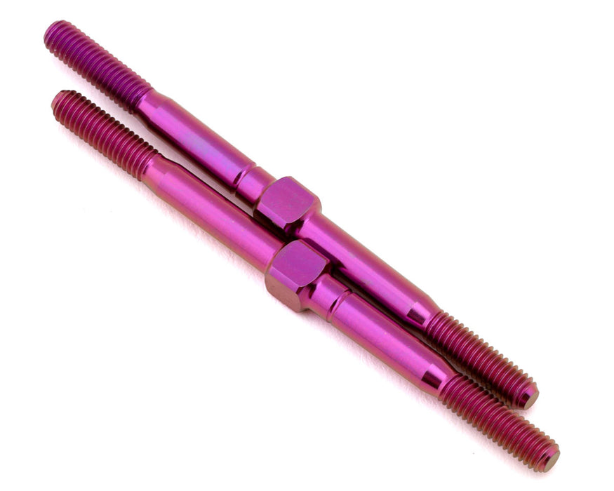 eXcelerate 3mm Titanium Turnbuckles (Purple) (2) (50mm)