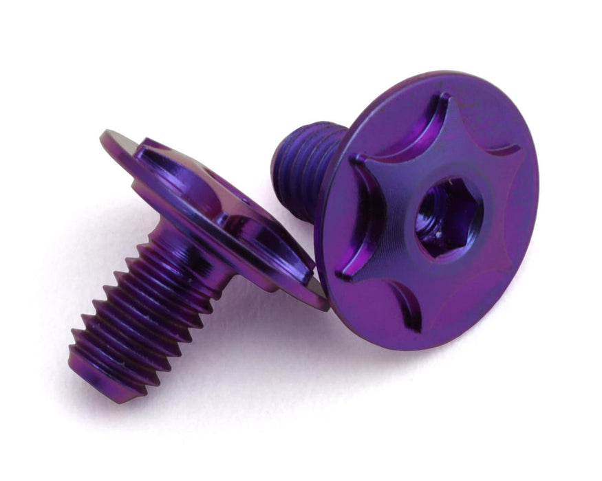 eXcelerate Low Profile Titanium Kingpin Screws (Purple) (2)