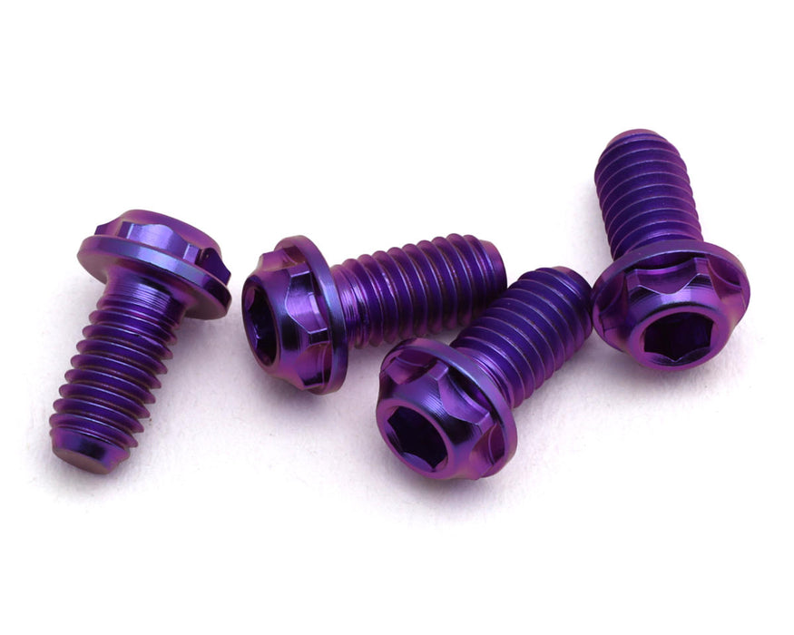 eXcelerate 3mm Low Profile Titanium Screws (Purple) (4) (3x6mm)