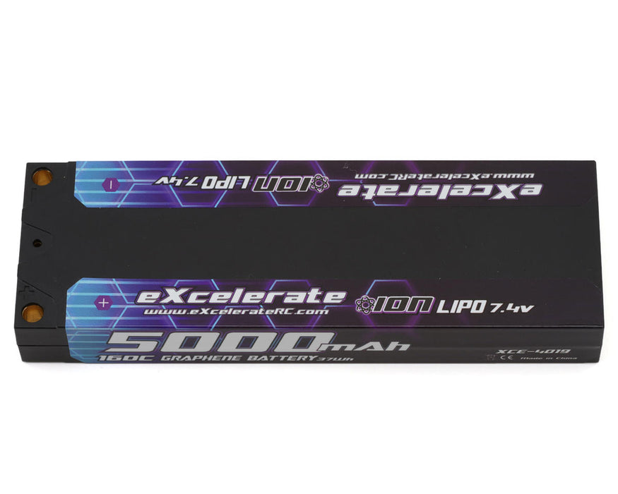 eXcelerate ION Graphene 2S Ultra Low CG 160C LiPo Battery (7.4V/5000mAh)