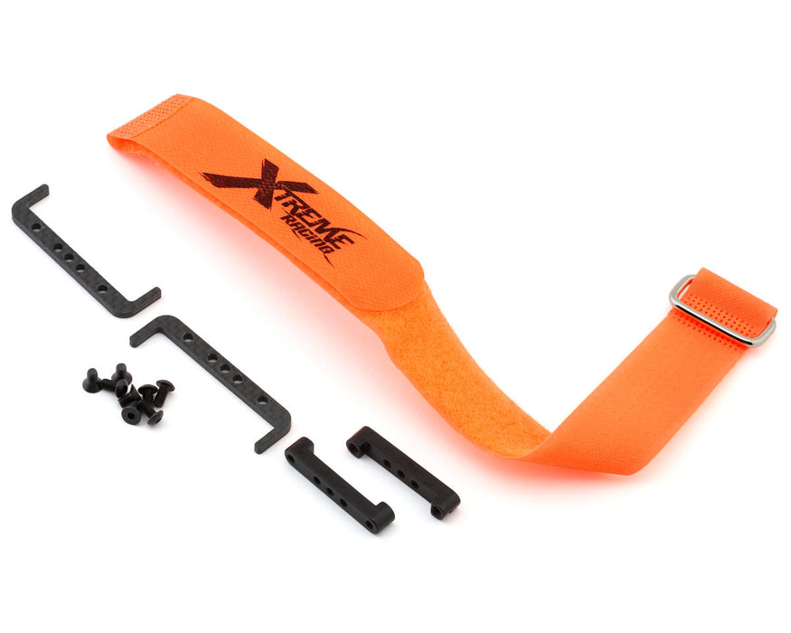 Xtreme Racing Yokomo Super Dog Fighter Aluminum/Carbon Fiber Battery Strap Mount