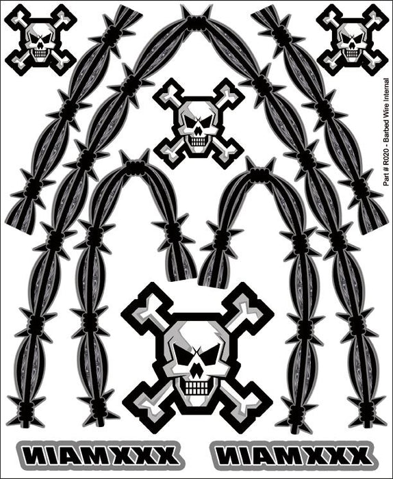 XXX Main Racing Barbed Wire Internal Graphic