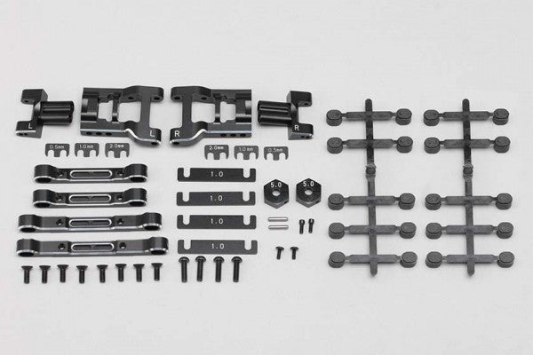 YOKOMO OPTION PARTS UPGRADE SET FOR YD-2 SERIES ; ALUMINUM ADJUSTABLE REAR SUSPENSION ARM SET (Y2-OP3)