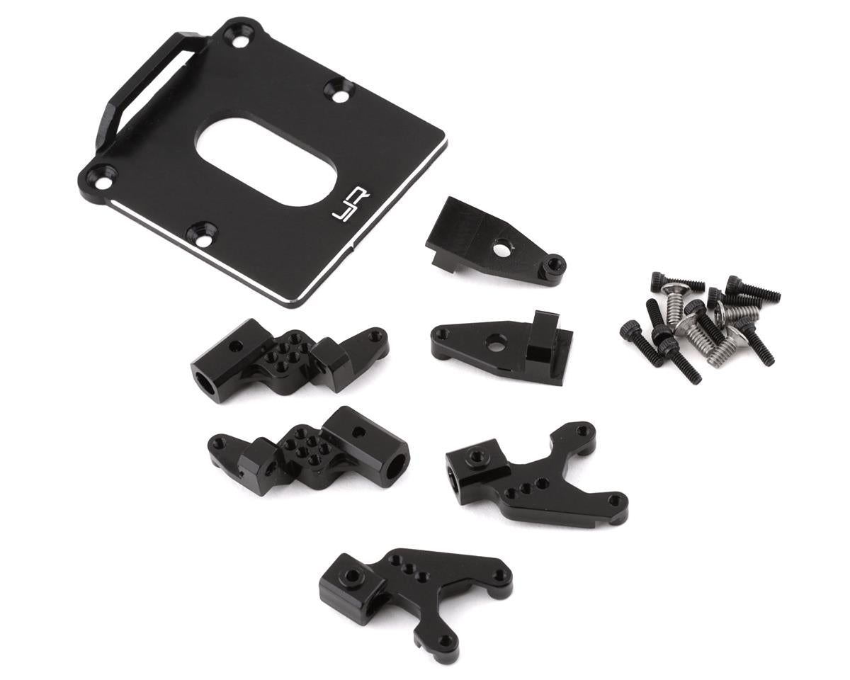 Yeah Racing Axial SCX24 Front & Rear Adjustable Shock Mounts w/ESC Pla ...