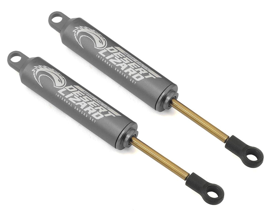 Yeah Racing Aluminum Desert Lizard Two Stage Internal Spring Shocks (Grey) (2)