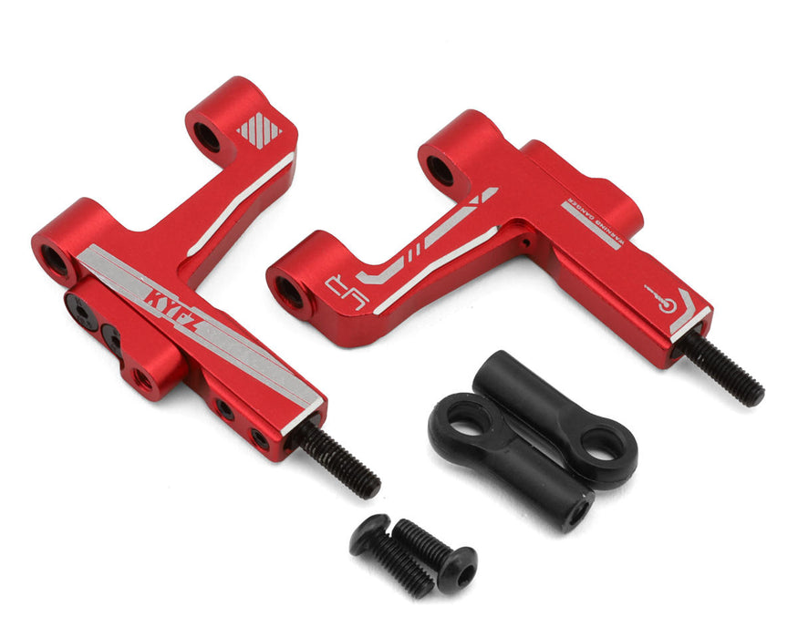 Yeah Racing Kyosho Fazer D2 FZD2 Aluminum Front Upper/Lower Arm (Red) (2)
