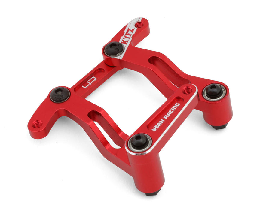 Yeah Racing Kyosho Fazer FZD2 Aluminum Steering Bellcrank Set (Red)