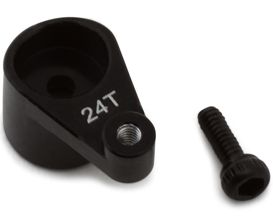 Yeah Racing Losi® Micro-B Aluminum Servo Horn (Black) (24T)