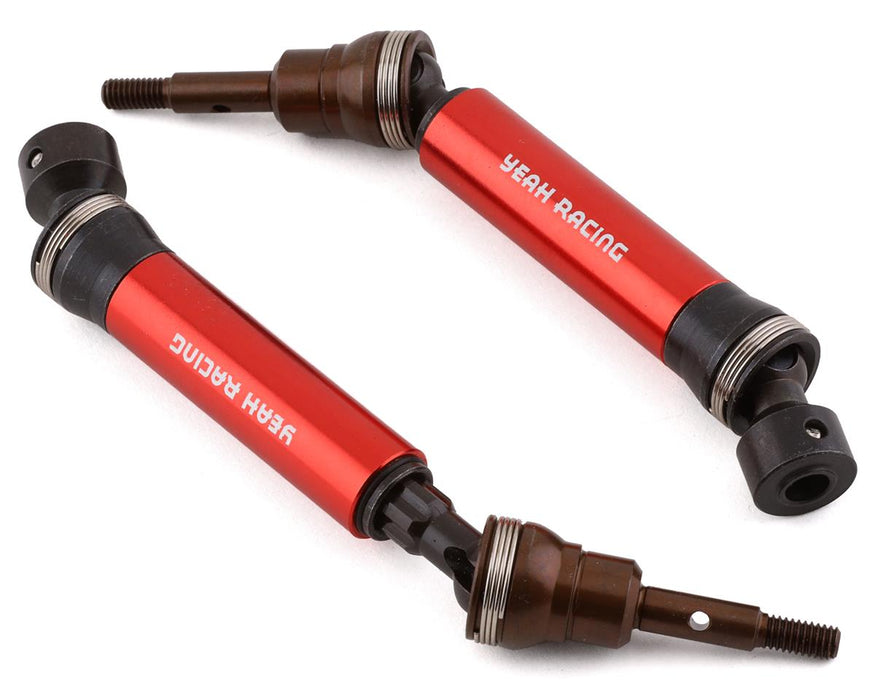 Yeah Racing HD Steel Front Drive Shafts for Traxxas Slash/Stampede 4x4 (Red)
