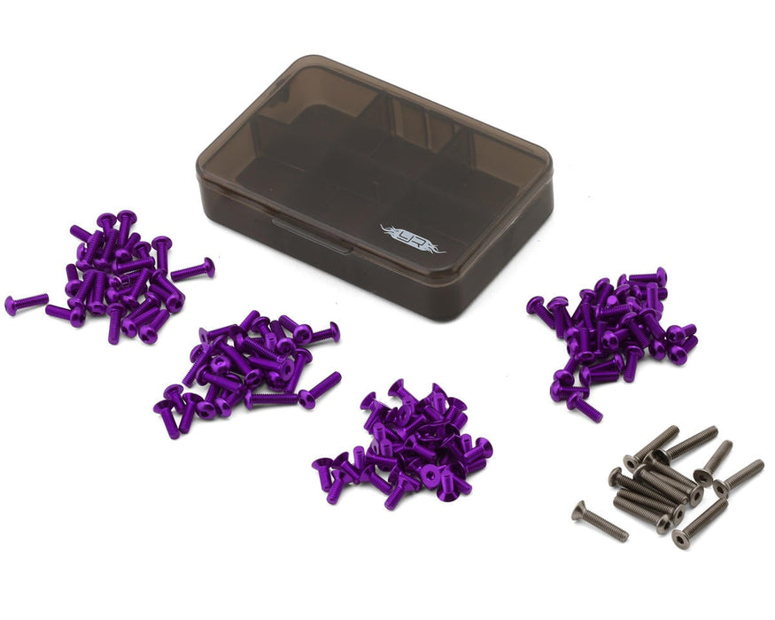 Yeah Racing Reve D RDX Assorted 7075 Aluminum & Titanium Screw Set (Purple)