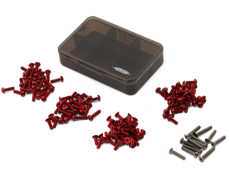 Yeah Racing Reve D RDX Assorted 7075 Aluminum & Titanium Screw Set (Red)