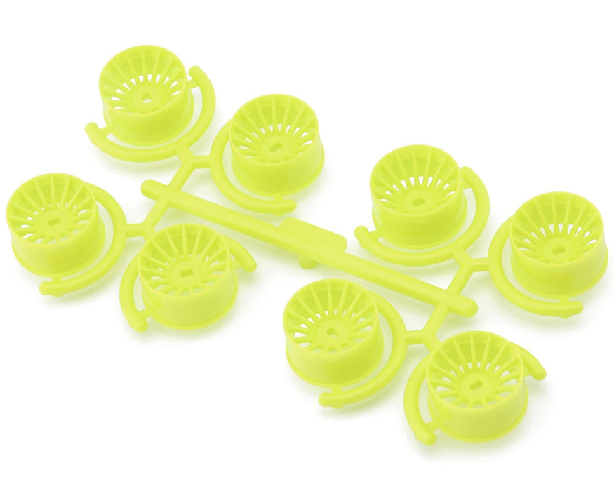 Yeah Racing Mini-Z AWD 11mm Multi-Spokes Wide Rims Set (Florescent Yellow)