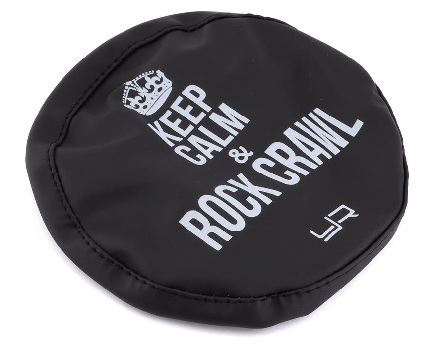Yeah Racing 1.9" Keep Calm & Rock Crawl Spare Tire Cover