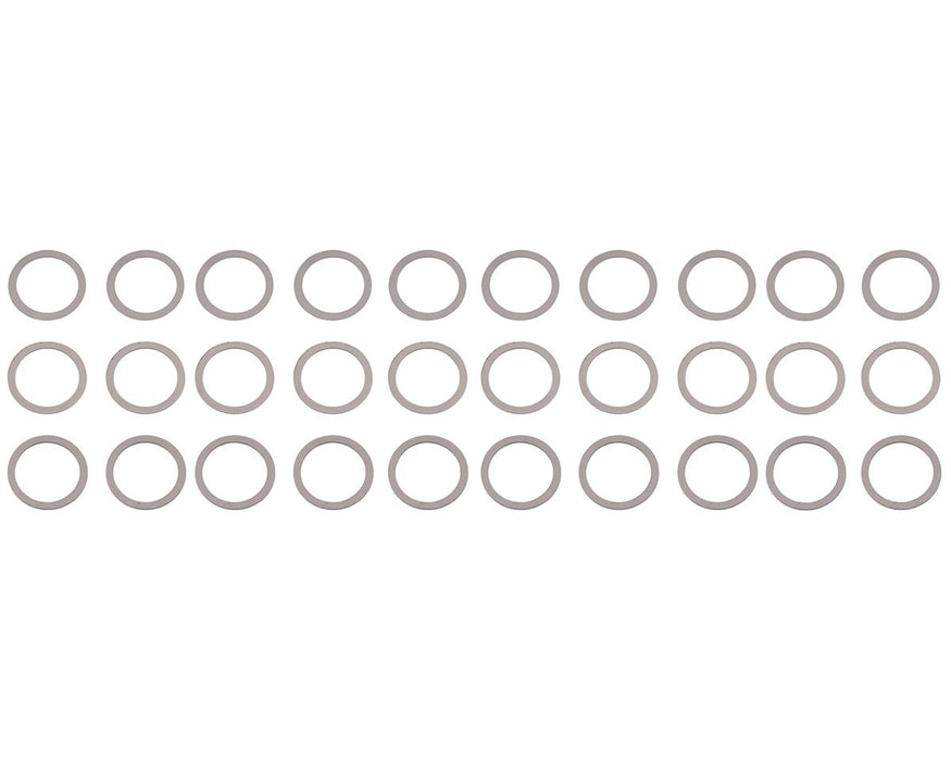 Yeah Racing 8x10mm Stainless Steel Washer Shim Set (30) (0.1, 0.2, 0.3mm)