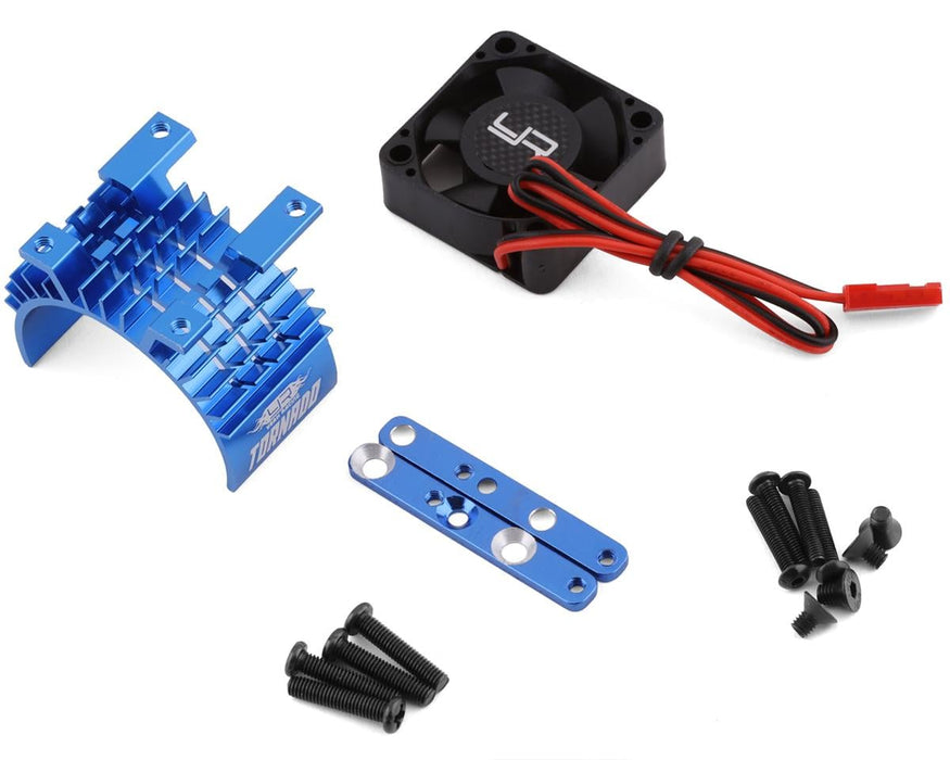 Yeah Racing 540/550 Motor Aluminum Heat Sink w/30mm High Speed Tornado Fan