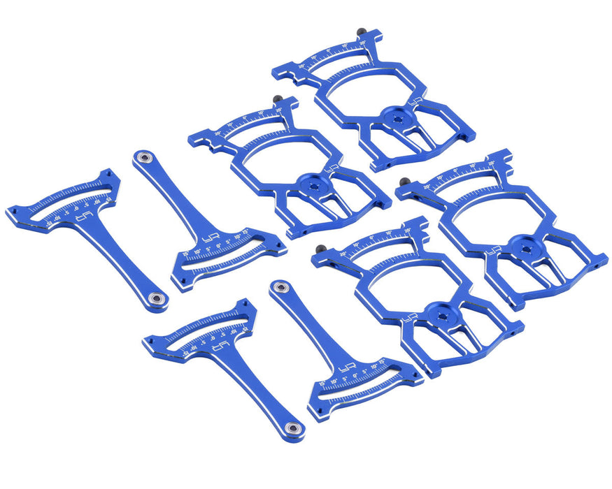 Yeah Racing 1/10 Aluminum Universal On Road Setup Station (Blue) (V3)