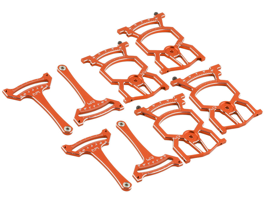 Yeah Racing 1/10 Aluminum Universal On Road Setup Station (Orange) (V3)